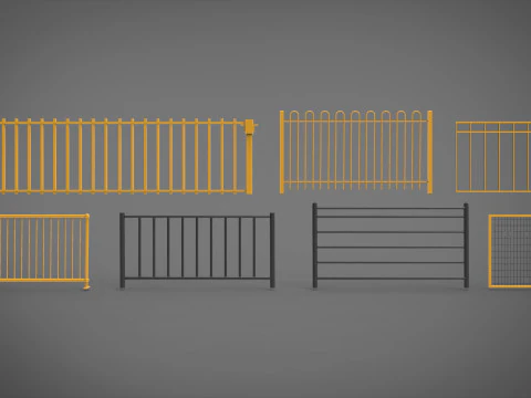 Railing ship 3D Model