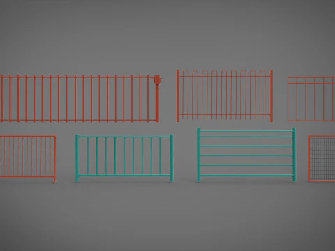 Railing ship 3D Model