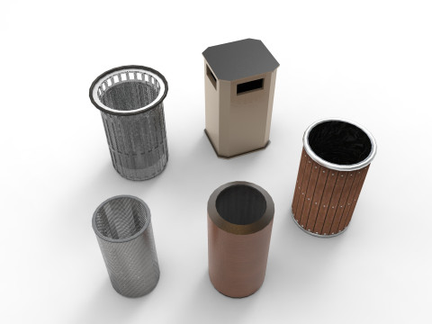 WASTE BIN Model 3D