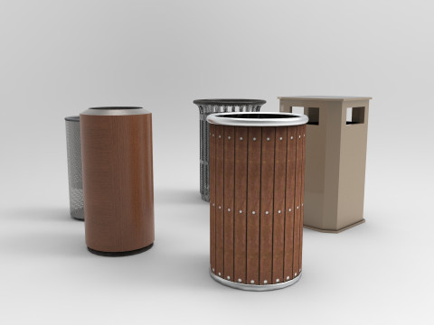 WASTE BIN Model 3D