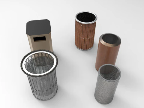 WASTE BIN 3D Model