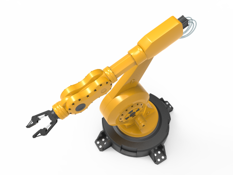 Industrial robot arm Modelo 3D