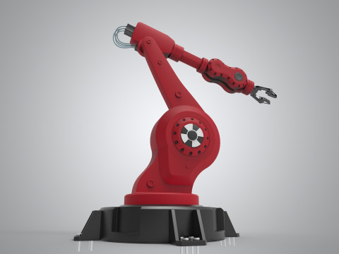 Industrial robot arm 3D Model