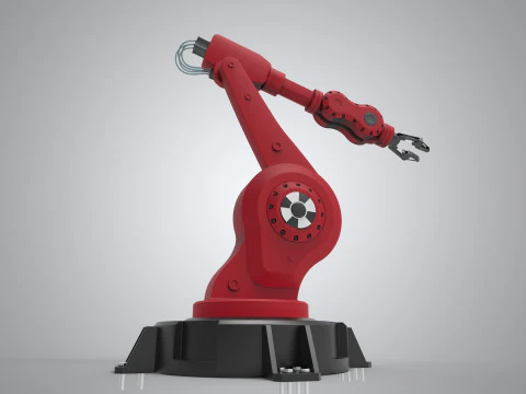 Bras de robot industriel Modèle 3D