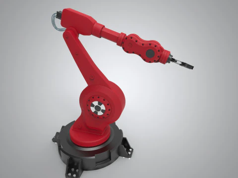 Braccio robotico industriale Modello 3D