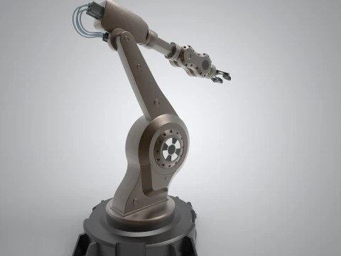 Braccio robotico industriale Modello 3D