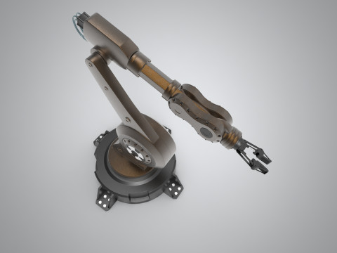 Industrial robot arm 3D 모델