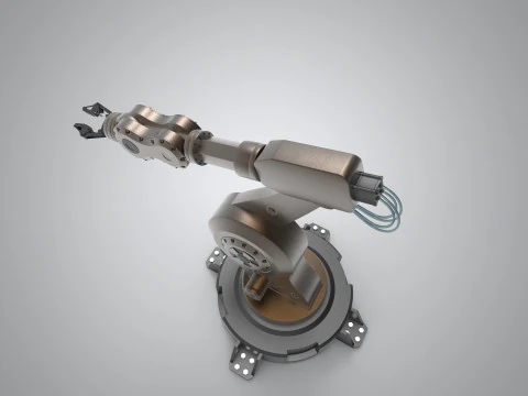 Braccio robotico industriale Modello 3D