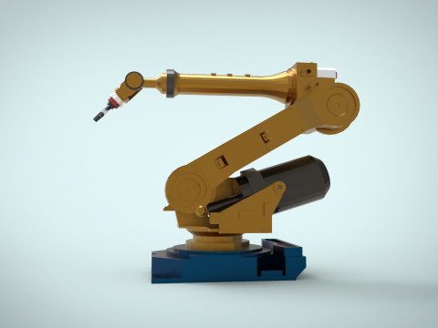 Industrial robot arm Modelo 3D