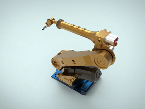 Braccio robotico industriale Modello 3D