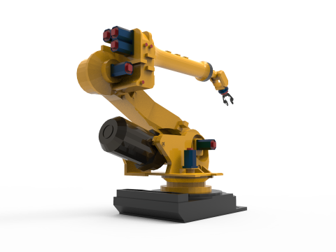 Industrial robot arm Modelo 3D