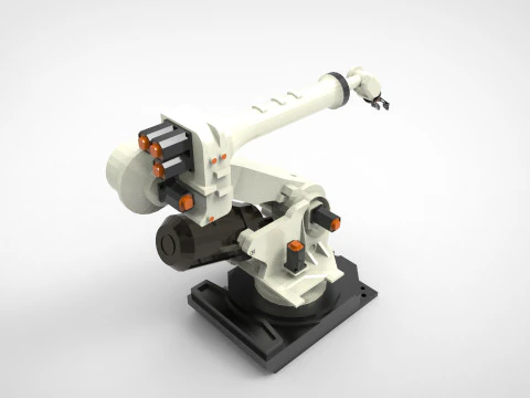 Industrial robot arm 3D Model