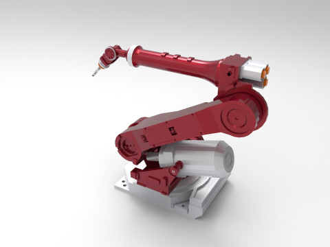 Industrial robot arm 3D Model