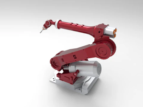 औद्योगिक रोबोट भुजा 3D मॉडल