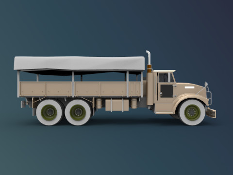 Military truck 3D Модель