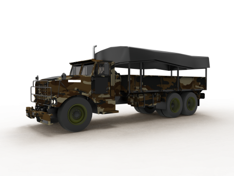 Military truck 3Dモデル