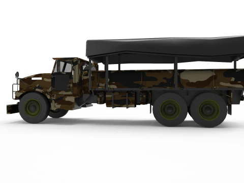 Caminh&atilde;o militar Modelo 3D