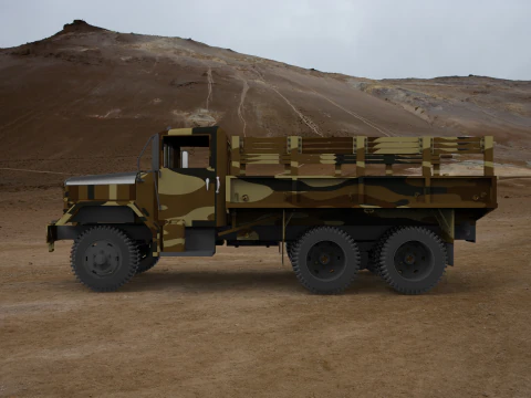 Military truck 3D Model