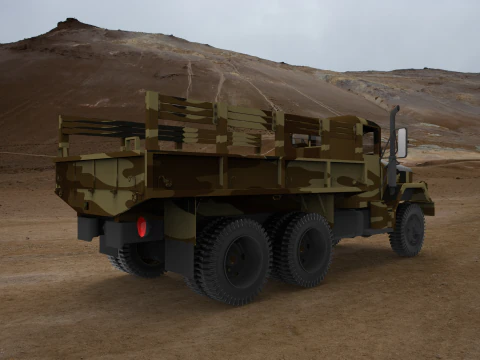 Military truck 3D Model