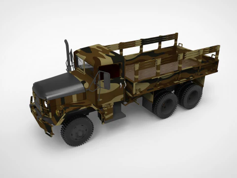 Military truck 3D Model