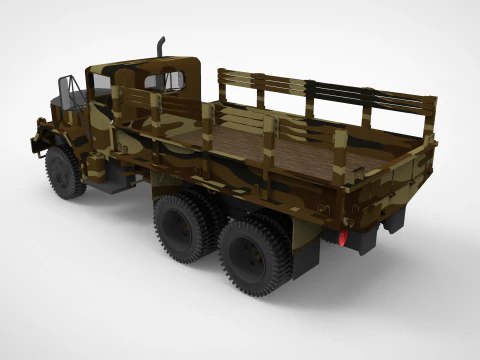Military truck 3D Model