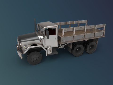 Military truck 3D Model