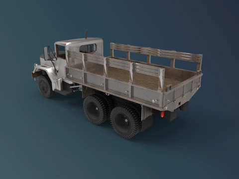 Military truck 3D Model