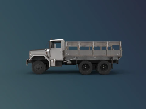 Military truck 3D Model