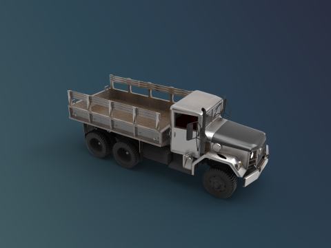 Military truck 3D Model