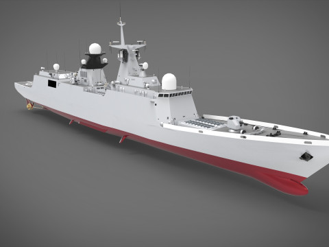 Tughril class frigate Model 3D