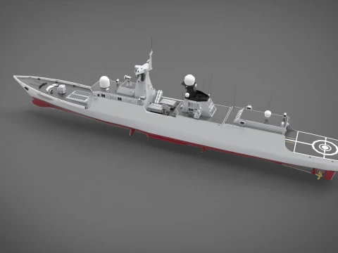 Tughril class frigate 3D Model