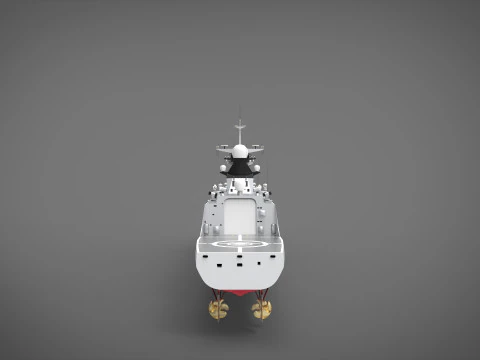 Tughril class frigate 3D Model