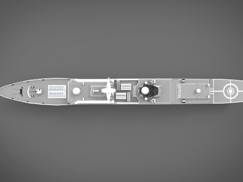 Tughril class frigate Modèle 3D
