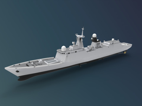 Chinese Type 054A-P 3D Модель