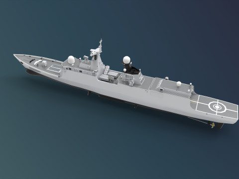 Chinese Type 054A-P 3D Модель
