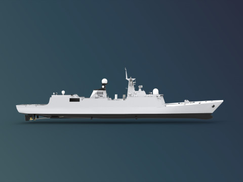 Chinese Type 054A-P 3D Модель