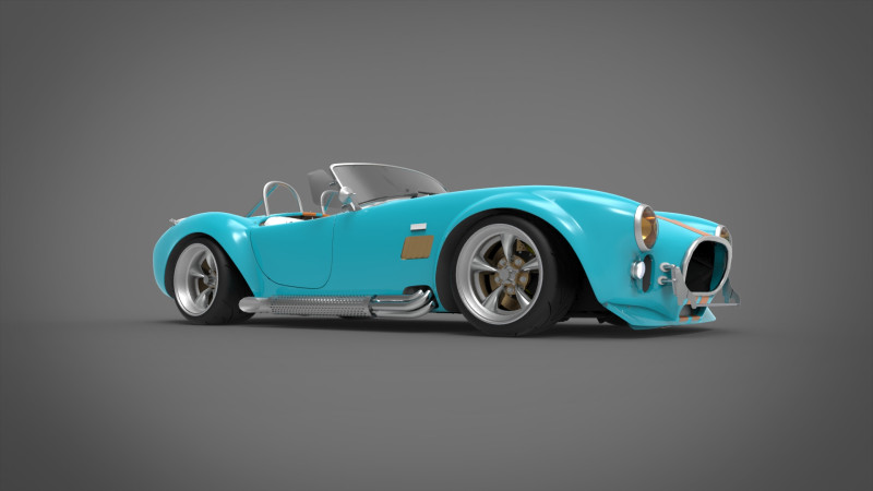 Shelby Cobra 3D Модель .c4d .max .obj .3ds .fbx .stl .blend