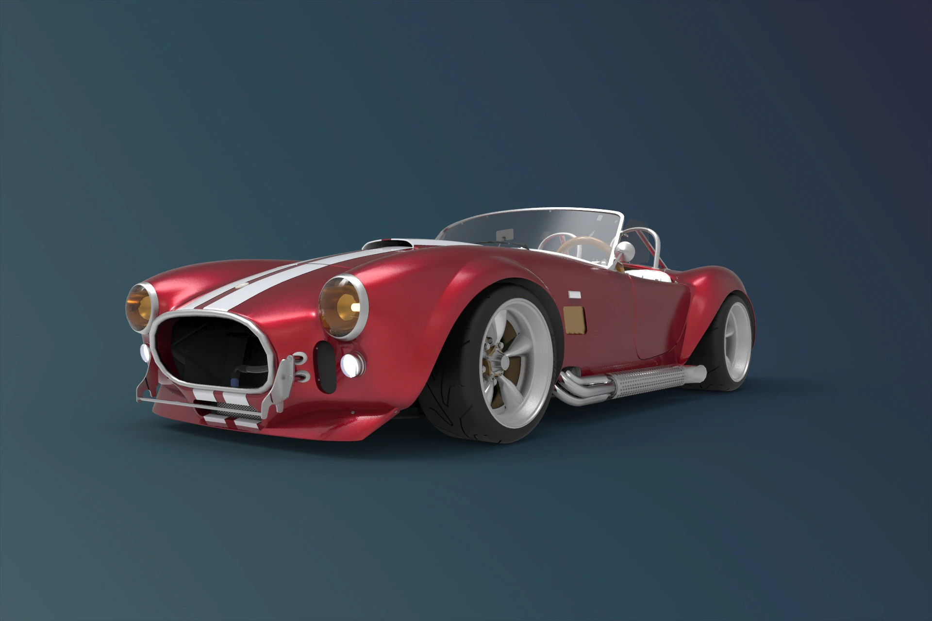 Shelby Cobra Modelo 3D .c4d .max .obj .3ds .fbx .stl .blend 