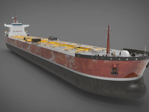 टैंकर जहाज 3D मॉडल
