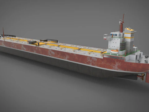 タンカー船 3Dモデル