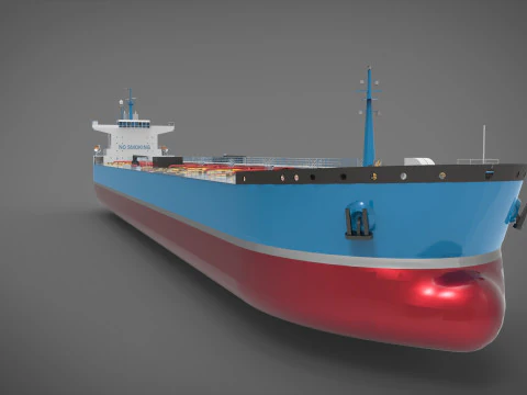Tanker ship 3D Model