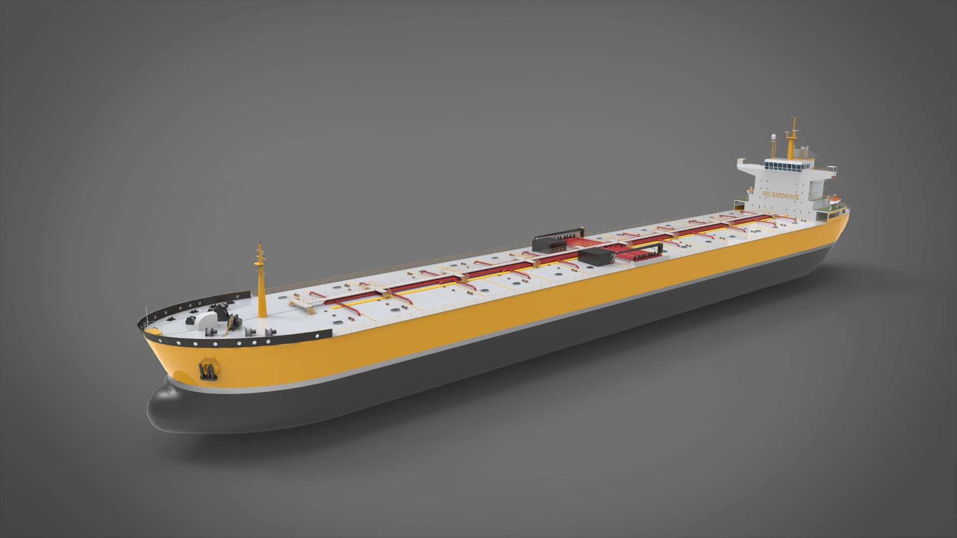 Tanker ship 3D Model .c4d .max .obj .3ds .fbx .stl .blend 