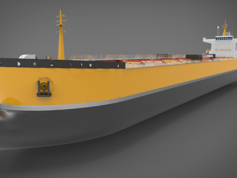Tanker ship 3D Model