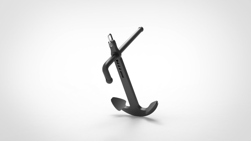 Admiralty anchor 3D-Modell .c4d .max .obj .3ds .fbx .stl .blend