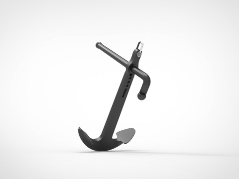 Admiralty anchor 3D-Modell