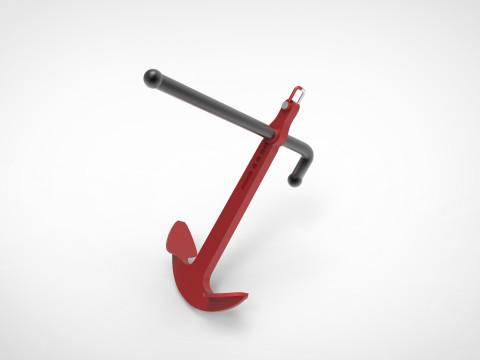 Admiralty anchor Modello 3D