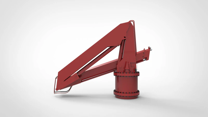 Ship crane 3D Model .c4d .max .obj .3ds .fbx .stl .blend