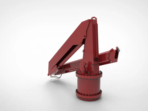 Ship crane 3D Model