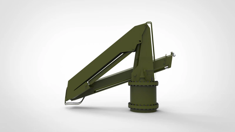 Ship crane 3D Model .c4d .max .obj .3ds .fbx .stl .blend
