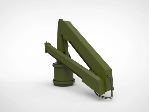 Ship crane 3D Model